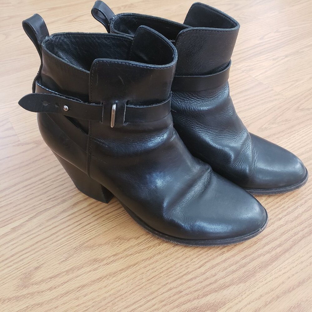 Rag and Bone black booties size 39